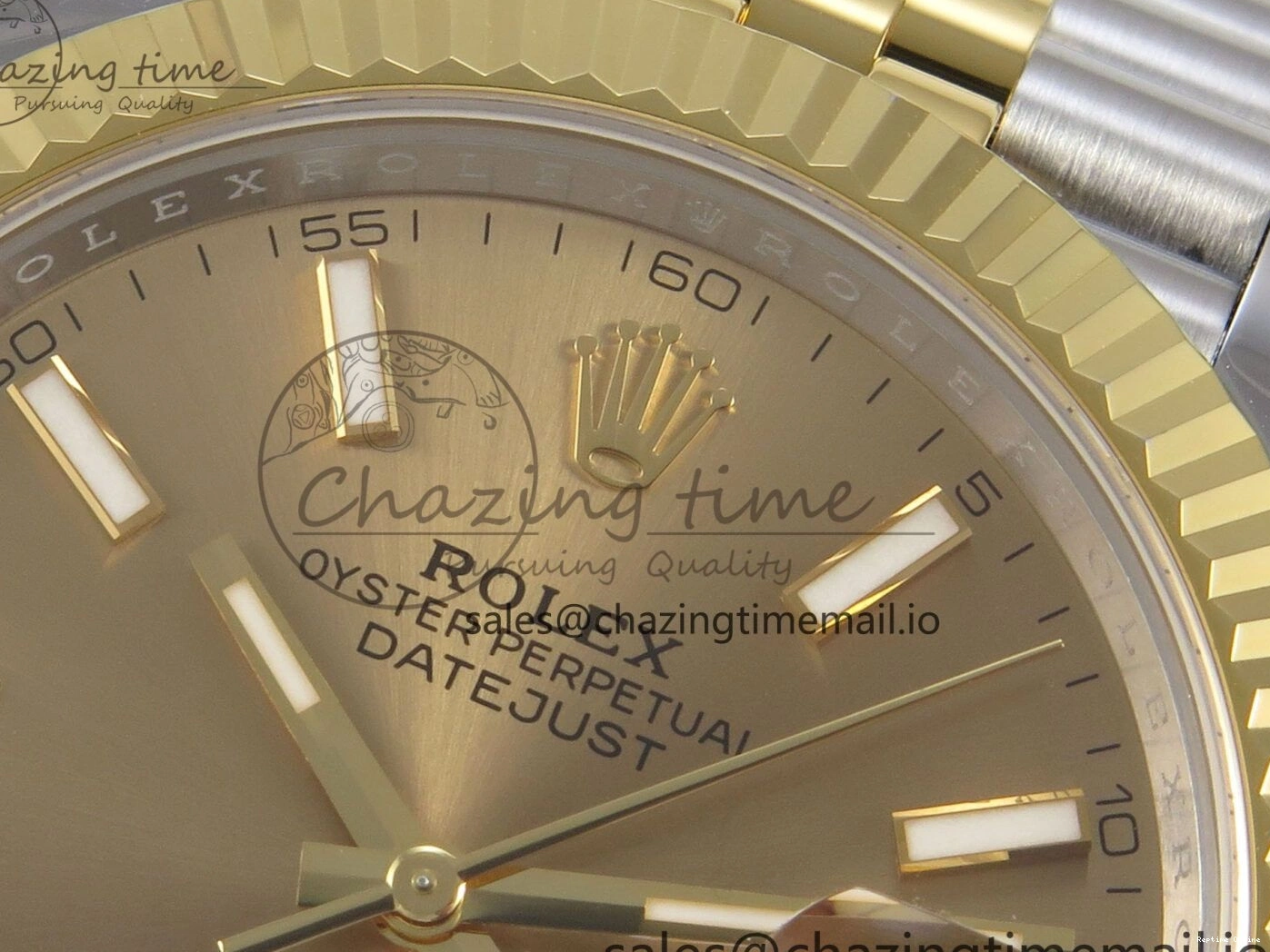 0224 DateJust 41 126333 SS YG ARF 1:1 Best Edition YG Stick Dial on Jubilee Bracelet SH3235 (Weighted) Effortless 216